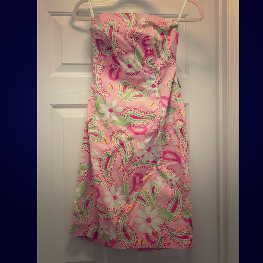 Lilly Pulitzer strapless dress